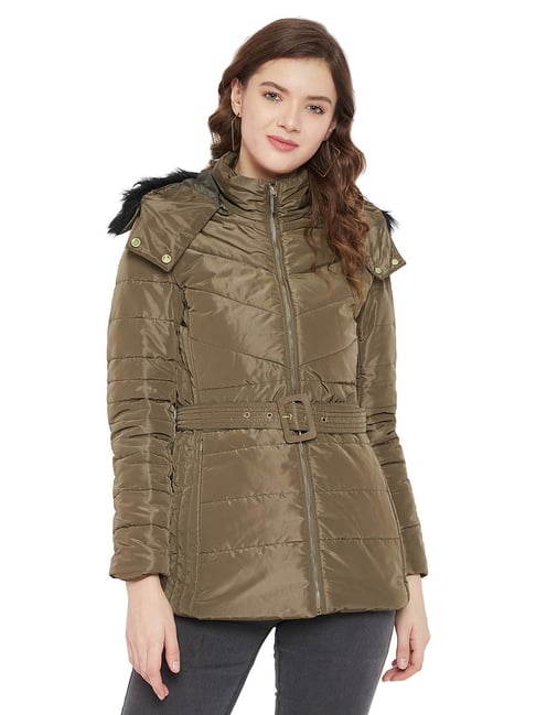 Buy MADAME Olive Regular Fit Jacket for Women Online Tata CLiQ