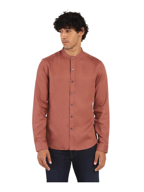 Buy Levi's Rust Slim Fit Shirt for Men Online @ Tata CLiQ