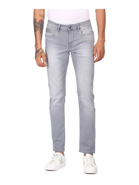 U S Polo Assn U.S. Polo Assn. Grey Slim Fit Jeans