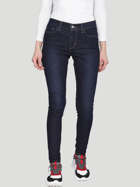 Levis Levi's Navy Blue Super Skinny Jeans