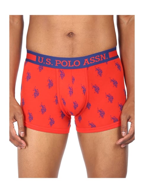 U.S. Polo Assn. Orange Printed Trunks-picture-30