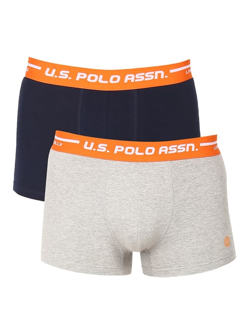 U S Polo Assn U.S. Polo Assn. Assorted Regular Fit Trunks - Pack Of 2