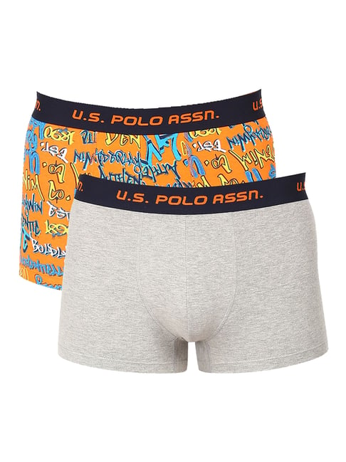 U S Polo Assn U.S. Polo Assn. Assorted Printed Trunks - Pack Of 2