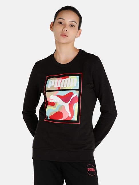 Puma Graphic Crew Regular Fit Sweat Shirt-picture-12