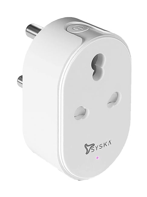 Syska SSK-MWP003 16A Smart Plug (White)