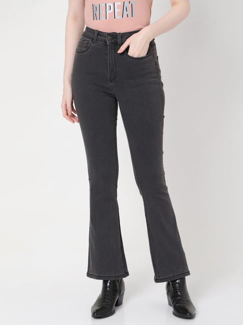 Vero Moda Black Flared Fit Jeans