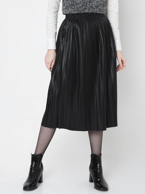 Vero Moda Black Flared Fit Skirt