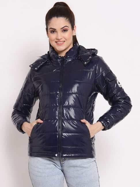 Buy Mode by Red Tape Black Quilted Jacket for Women Online @ Tata CLiQ