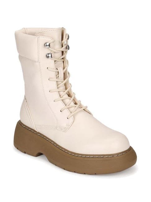 Truffle Collection Women's Beige Casual Boots