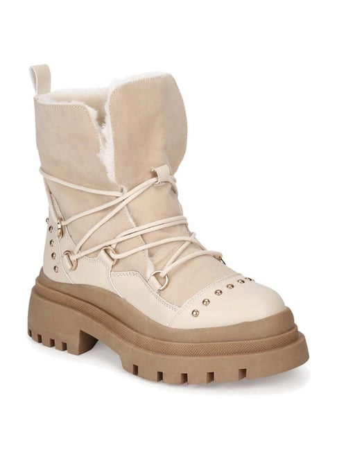 Truffle Collection Women's Beige Snow Boots