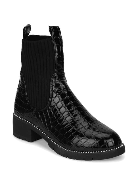 Truffle Collection Women's Black Chelsea Boots