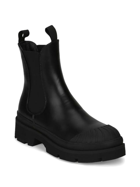 Truffle Collection Women's Black Chelsea Boots