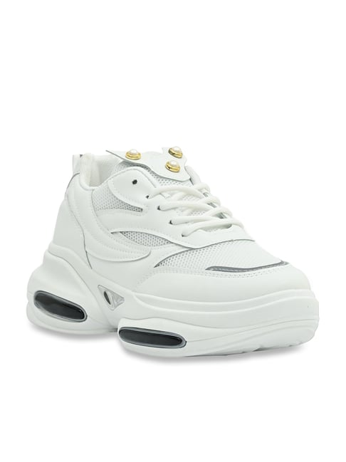 Jove Women's White Casual Shoes