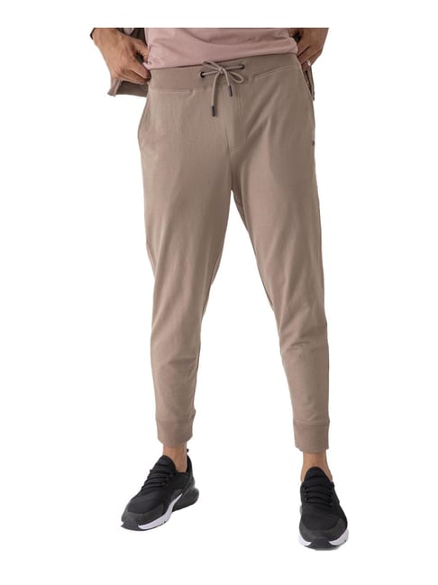 Buy Damensch Fossil Brown Regular Fit 