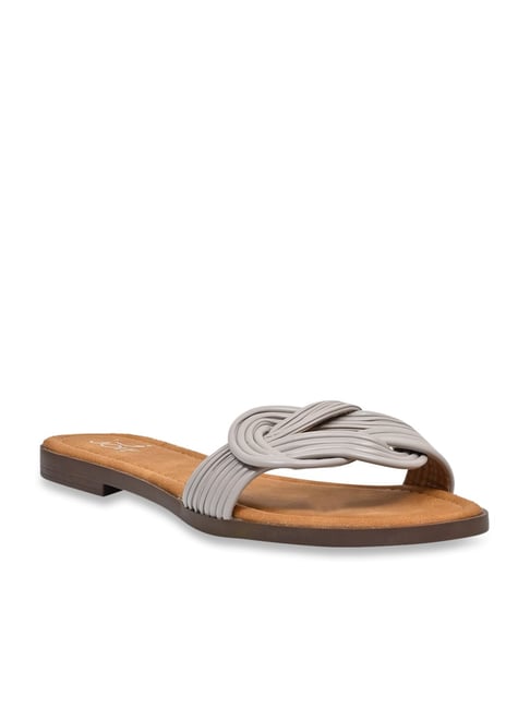 Jove Women's Grey Casual Sandals