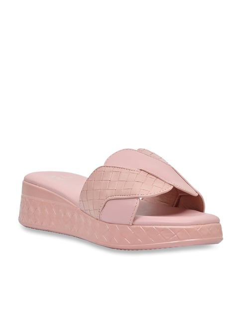 Jove Women's Pink Casual Wedges