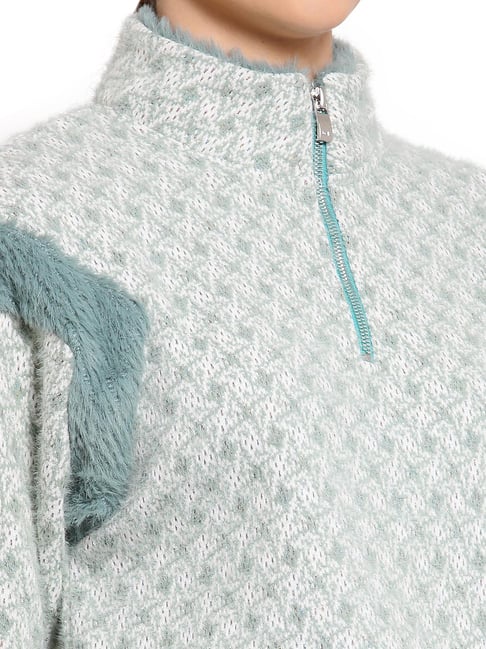 Sleeves Embellished Sweater 