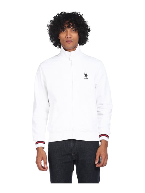 U S Polo Assn U.S. Polo Assn. White High Neck Sweater