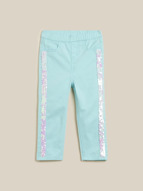 Buy HOP Kids by Westside Aqua Sequinned 