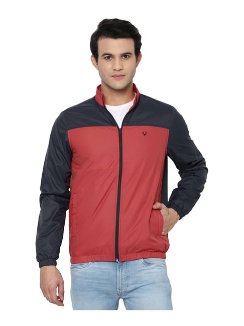 Buy Allen Solly Men's Blouson Jacket (ASJKWBOFD70150_Maroon_M) at Amazon.in