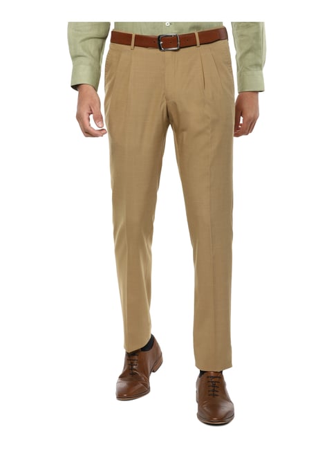 Maleno Slim Fit Men Brown, Cream Trousers - Buy Maleno Slim Fit Men Brown,  Cream Trousers Online at Best Prices in India | Flipkart.com