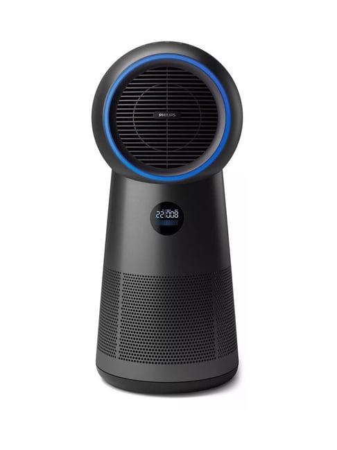 Philips AMF220/65 3-in-1 Air Purifier, Fan and Heater (Metallic Black)