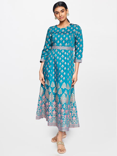 global desi blue maxi dress Flared Maxi Global Desi Maxi Dresses Online Indo Western Dresses For Women  Buy Maxi Dresses Kaftans