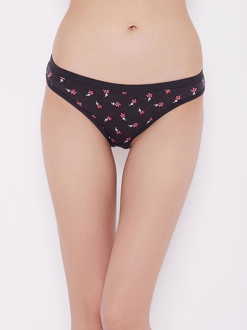 Buy CLOVIA Floral Cotton Low Rise Women's Bikini Panties