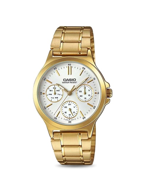 Casio LTP-V300G-7AUDF Enticer Analog Watch for Women