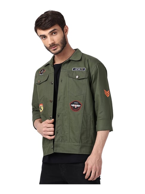 Mens Slim Casual Denim Jacket And Jeans Coat For Men In Khaki, Black, Army  Green, And Red Available In Sizes 4XL 6XL From Herish, $31.76 | DHgate.Com