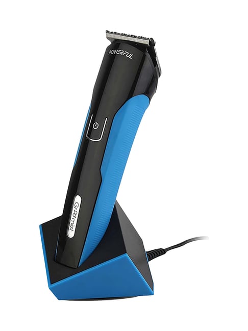 Groomiist CS-42 Copper Series Cordless Beard Trimmer - 100 Min Runtime (Black and Blue)