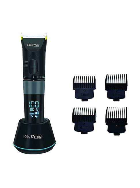 Groomiist GT-32 Gold Series Cordless Beard Trimmer - 180 Min Runtime (Black)
