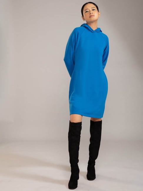 Twenty Dresses Blue Comfort Fit Dress Price in India