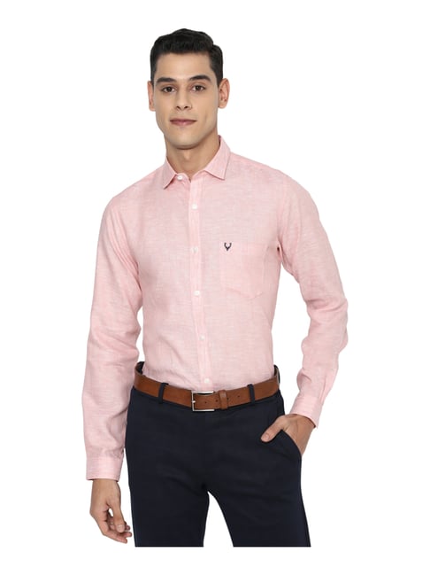 allen solly pink shirt