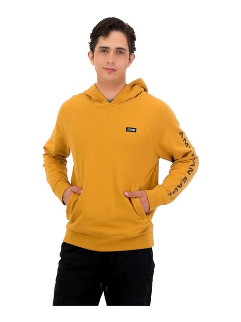 American eagle yellow outlet hoodie