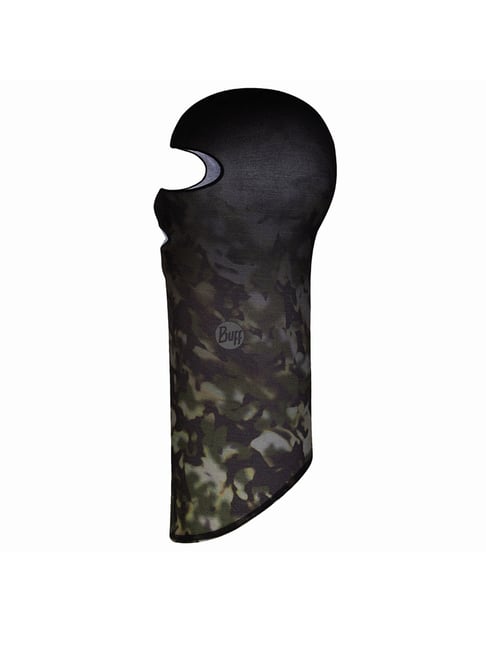 BUFF Balaclava Black & Green Printed Bandana