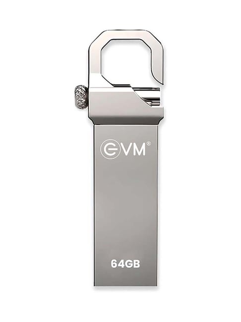 EVM EVMPD 64GB USB 2.0 Pendrive (Metallic Black)