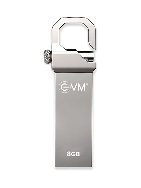 EVM EVMPD 8GB USB 2.0 Pendrive (Metallic Black)