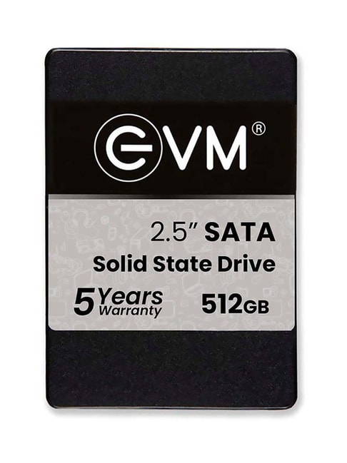 EVM EVM25 512GB 2.5 inch SATA Internal SSD (Black)