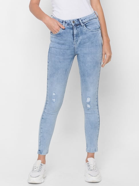 Globus Blue Cotton Jeans