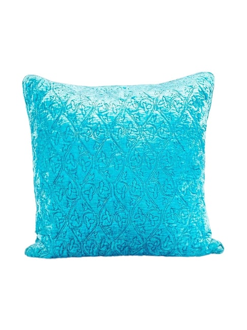 Home4U Aqua Velvet Cushion Cover