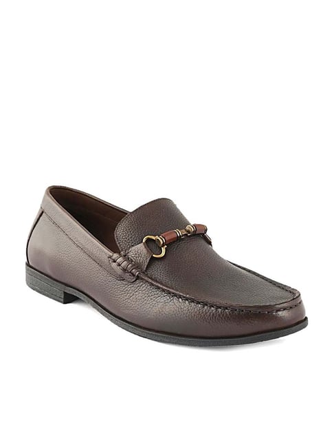 Buy One8 Select By Virat Kohli Debonair Mocha Loafers for Men at