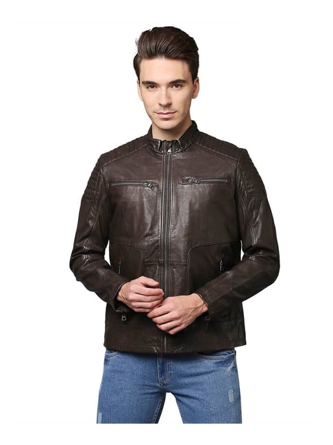 Park avenue leather jacket price best sale