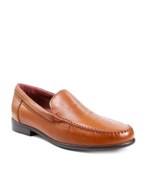 Buy One8 Select By Virat Kohli Debonair Tan Loafers for Men at