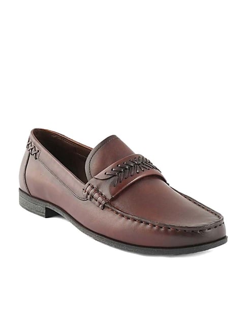 Buy One8 Select By Virat Kohli Achiever Black Formal Slip-Ons for