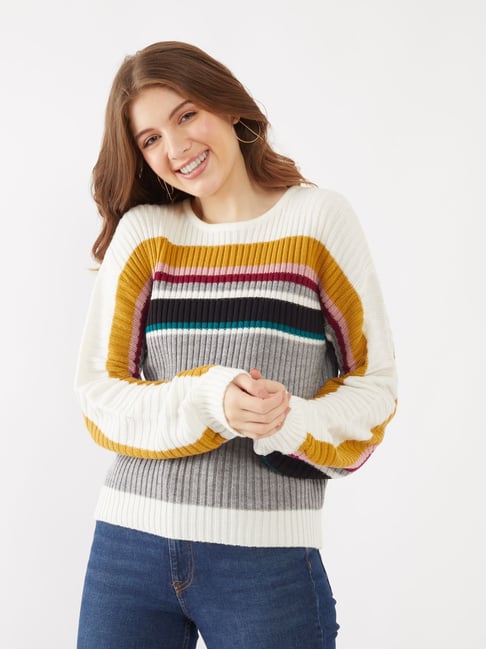 Zink London Multicolor Striped Sweater 