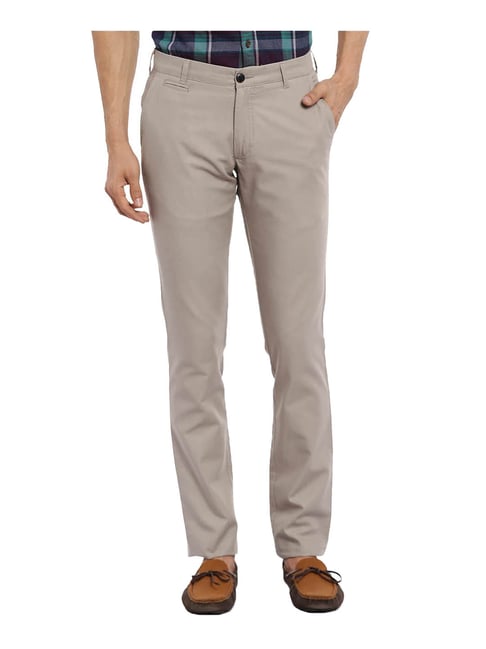 Buy ColorPlus Medium Khaki Trousers Online