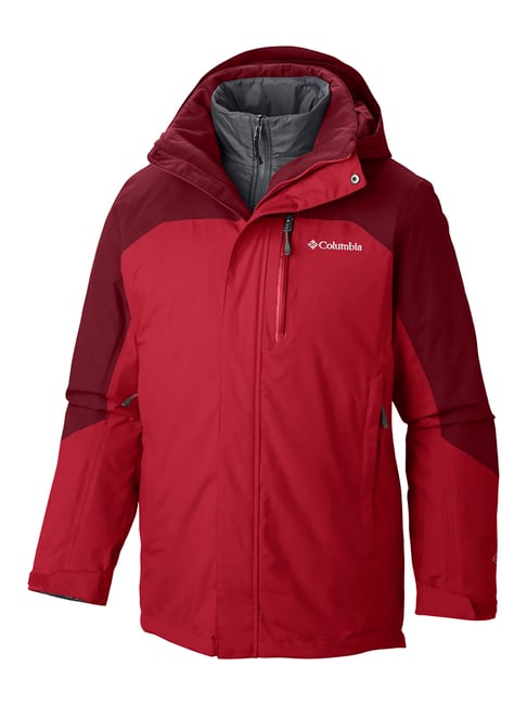 Columbia Men Red Lhotse II Interchange Jacket