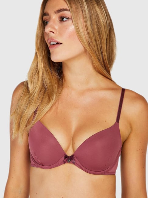 Plain padded bra