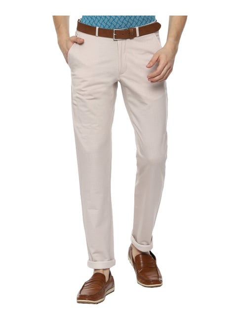 Buy Louis Philippe Jeans Louis Philippe Jeans Men Tapered Fit Casual  Trousers at Redfynd